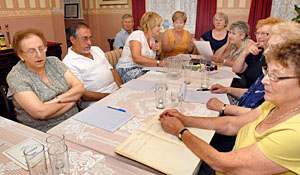 Round table meeting for the jewish voices project